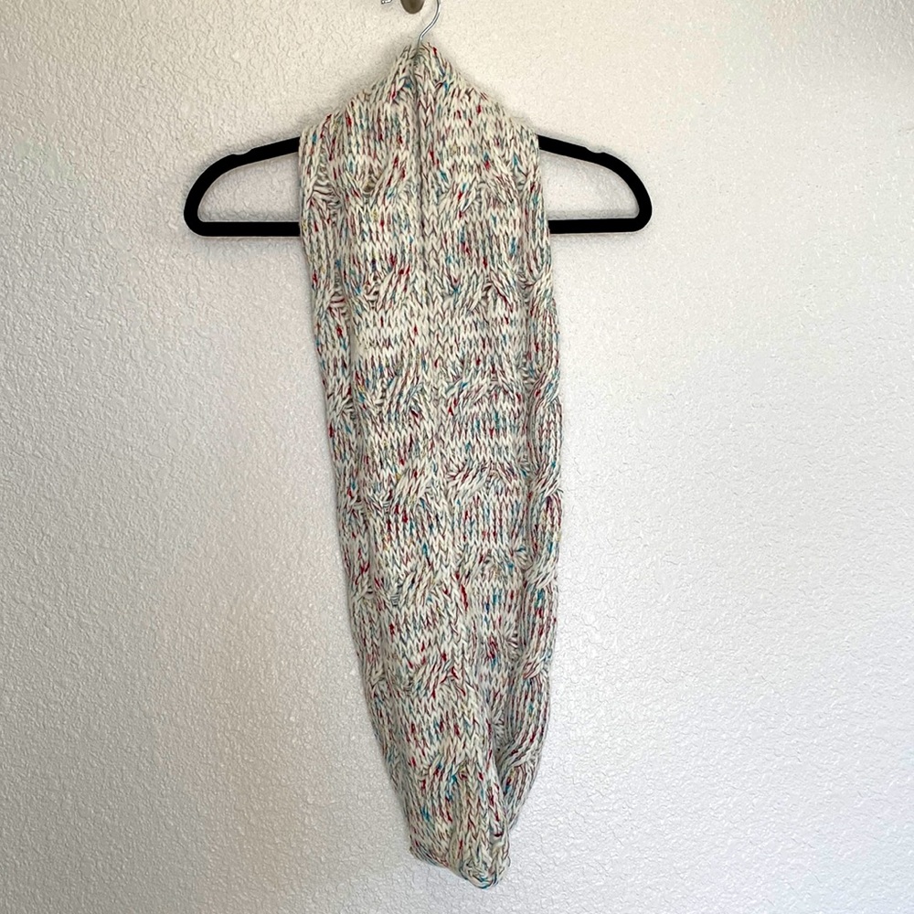 White Knit Scarf